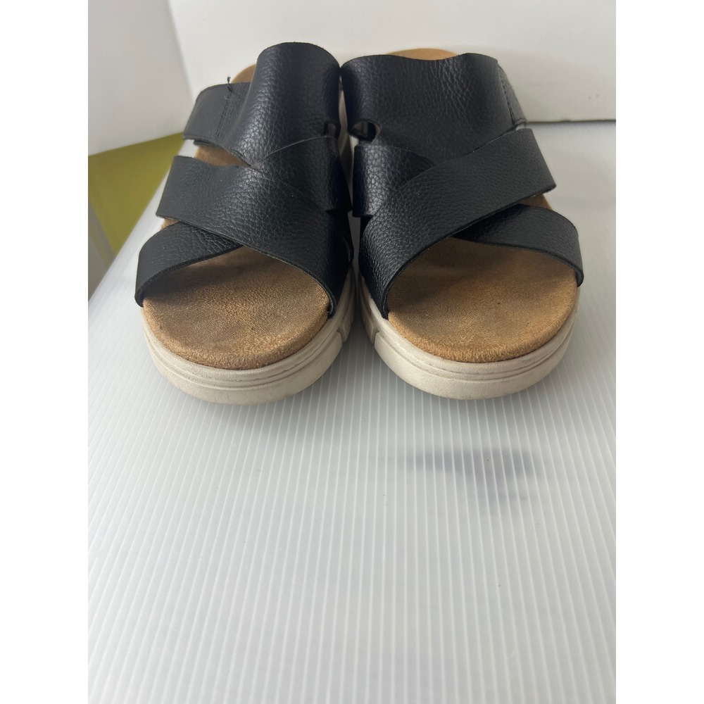 Vionic Black Strappy Slip-On Sandals - Picture 5 of 11